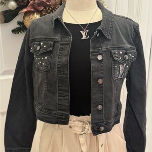 Stylish Black Denim Jacket